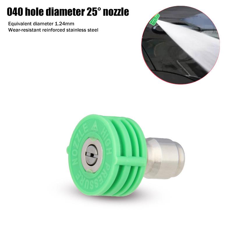 Car Wash Accessories 4-Color High-Pressure Washer Nozzle Quick Connector 1/4In High-Pressure Car Wash Gun Quick Plug Nozzle