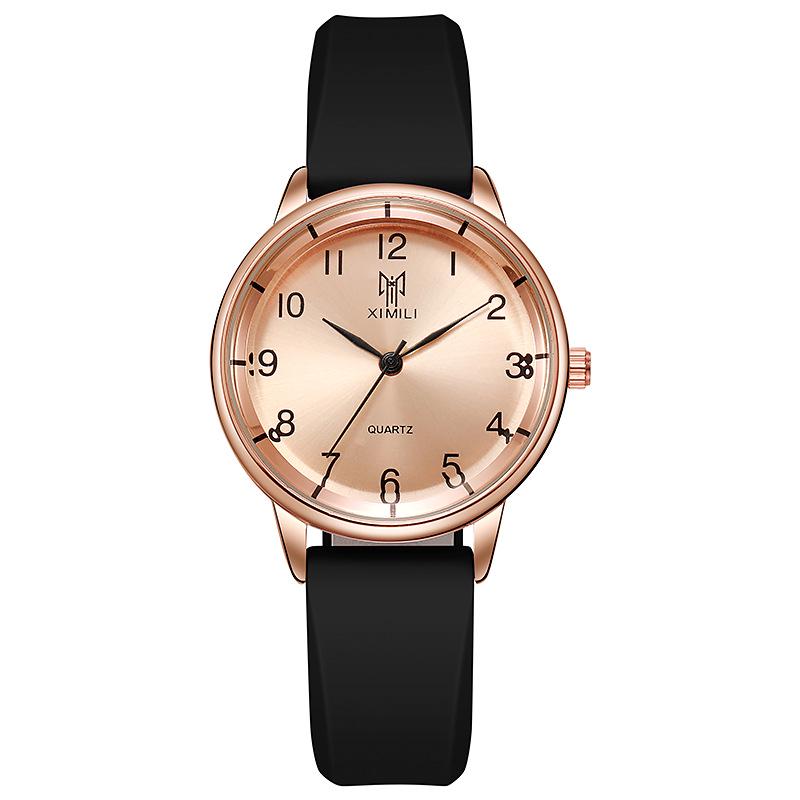 Sleek Silicone Women's Digital Wristwatch with Alloy Case and Small Dial
