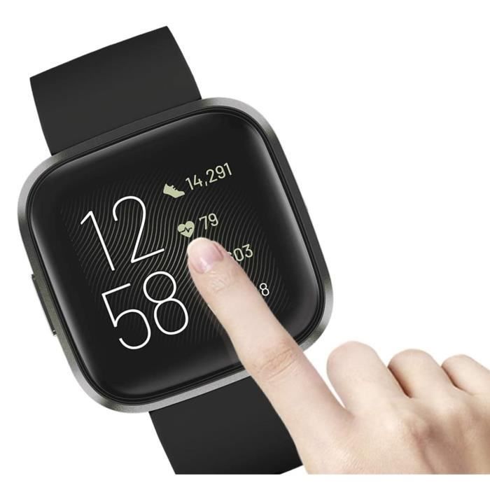 Verre Trempé pour Fitbit Versa 2 [Pack 2] Film Vitre Protection Ecran Montre Connectée Phonillico®