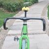 UPANBIKE Bară de sprijin pentru ghidon îndoit pentru bicicletă de drum bicicletă cu roată fixă ​​31,8 mm