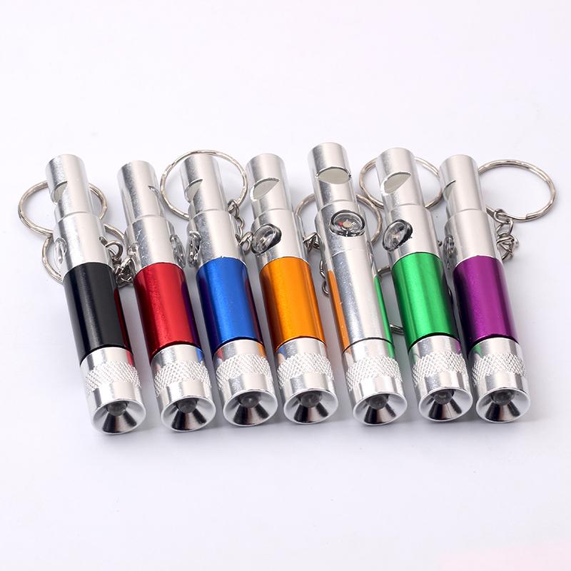 Whistle With Flashlight Quality Emergency Kit Keychain Climbing Keyring Portable Survival Outdoor Whistle 3-In-1 Flashlight Comp