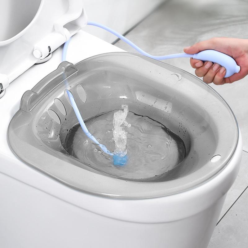 Bidet-Free Squatting Basin for Postpartum Care, Elderly, Pregnant Women, and Hemorrhoid Relief
