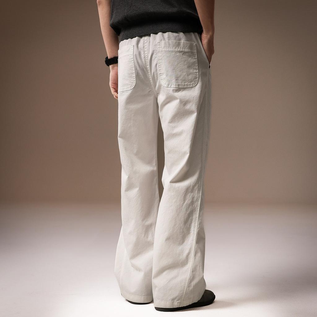 High-end American trend cleanfit simple casual pants men's spring and summer new retro old money wind loose straight pants