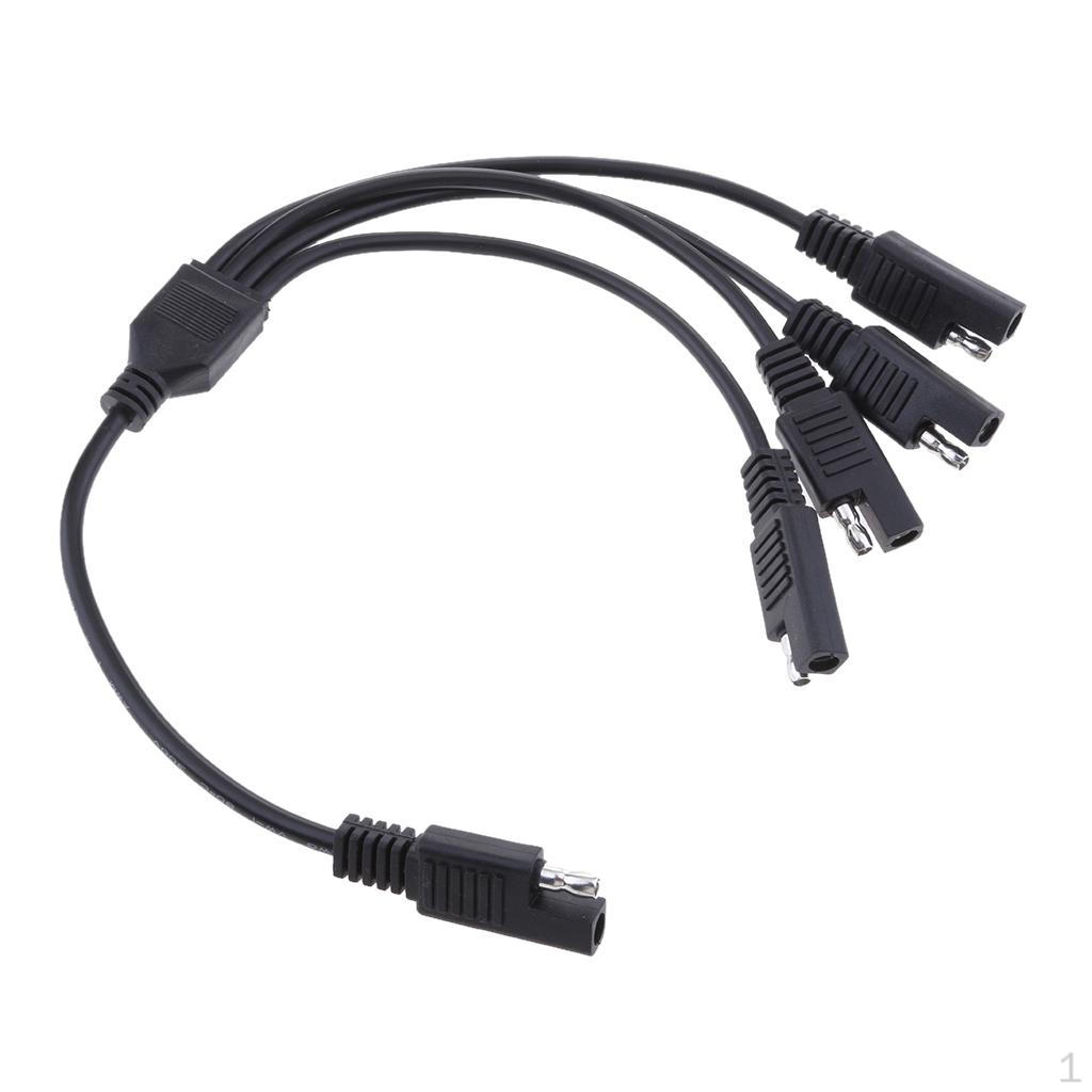 

Соединительный кабель для удлинительных линий премиум-класса 18AWG SAE с разъемами от 1 до 4, сделанный своими руками
