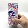 Noguchi Kumataro Tea Garden Tea Large Capacity with Washi Paper and Inner Taisho Yuzen Komon Made in Stylish Caddy, 200g, Lid, Pattern, Japan,