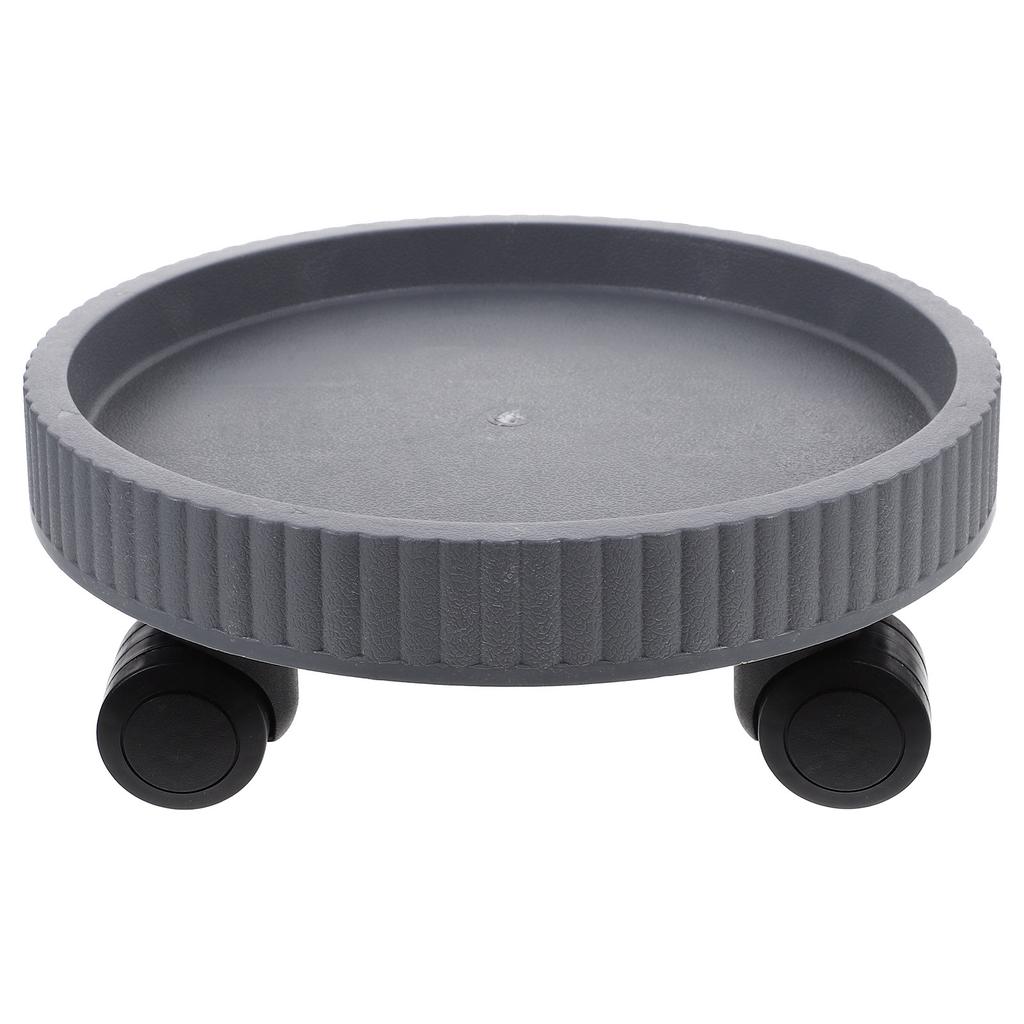 Thickened Plastic Plant Tray Rolling Planter Tray Trolley Wheels Indoor Outdoor Flower Pot Base Smooth Castors Garden Plant