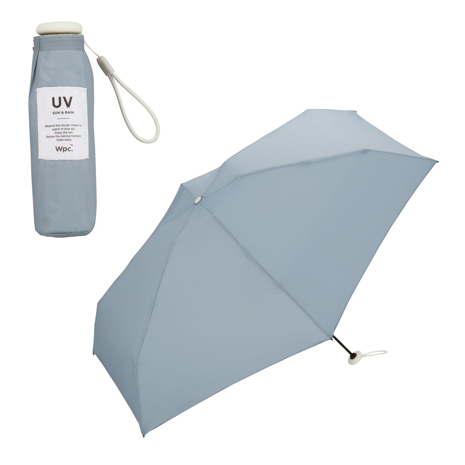 

Folding Baby Solid Cloudy 50cm Perfect for and Pastel Wpc. Ultra-Small Umbrella, Design, Ribs, 150g, Lightweight, Women s, Small, Compact, Stylish,