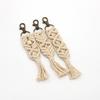 Hand-Woven Cotton Rope Keychain & Wall Hanging Pendant Decoration