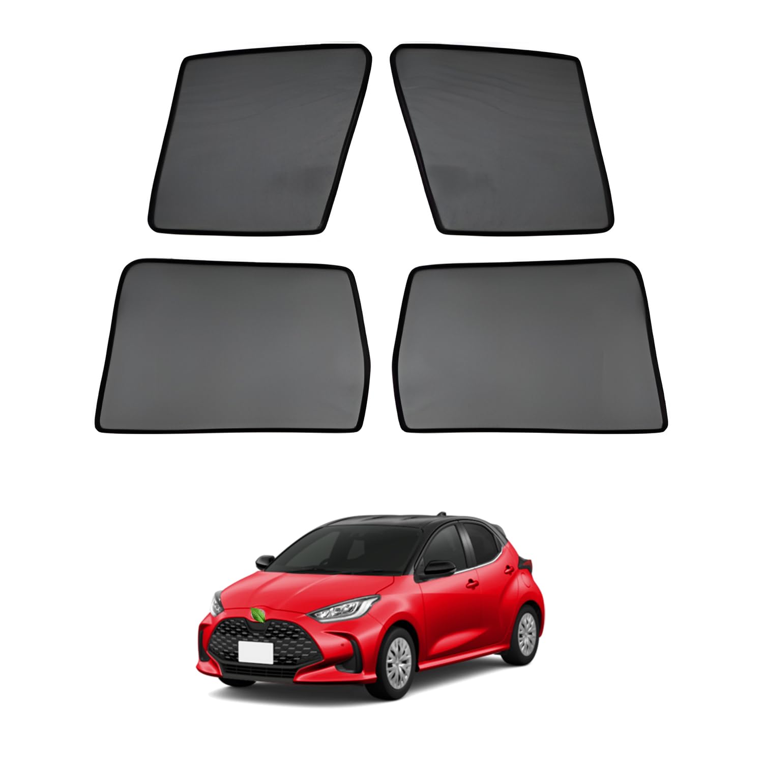 

Cartist 2025 Новейшая модель Сетчатые шторки для Toyota Yaris 2020 - настоящее время KSP210 Блокирующие свет Автомобильные УФ Магнитные Легкие Внутренние 4 панели Высокой плотности & чёрный