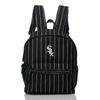 League Striped Backpack White Sox Black Width 31cm Height 41cm Depth 22cm [Major Baseball] WS-MBBK175