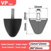Thread Rubber Mount Vibration Isolation Base M6 M8 M10 M12 Shock Absorbing Pads  Vibration Control