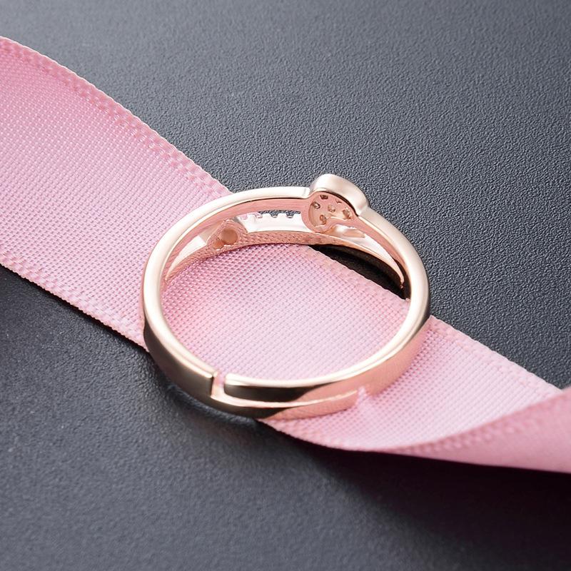 Lindon Classic 925 Sterling Silver Zircon Ring Ladies Jewelry Wedding Promise Party Gift