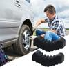 2 Peças de Pastilhas de Suporte Reforçadas de Borracha para Equipamento de Elevação de Veículos de 3 Toneladas 6 Toneladas Proteção de Trilho Pad na Cor Preta