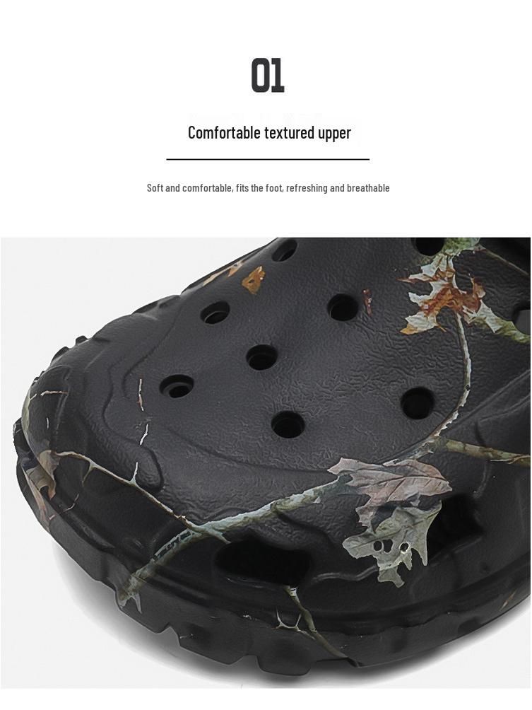 Men's EVA Non-Slip Summer Driving Shoes: 2025 Toe Cap Sandals for Outdoor Beach Wear