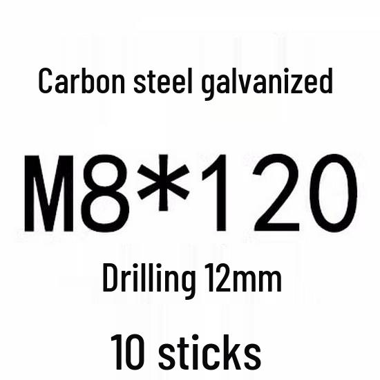 Extra Long Expansion Screws Set - Pull-Out Bolts M6/M8/M10/M12/M14/M16 in Various Sizes (200x250x300x400)