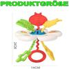 Silicone Pull String Baby Toy - Montessori Sensory Toy for Babies 6+ Months, Fine Motor Skills Development, Travel Toy for Car & Airplane