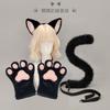 Cute Cat Ear Headband Paw Gloves Tail Set Cosplay Anime Convention Kawaii Costume Accessory Plush Animal Themed