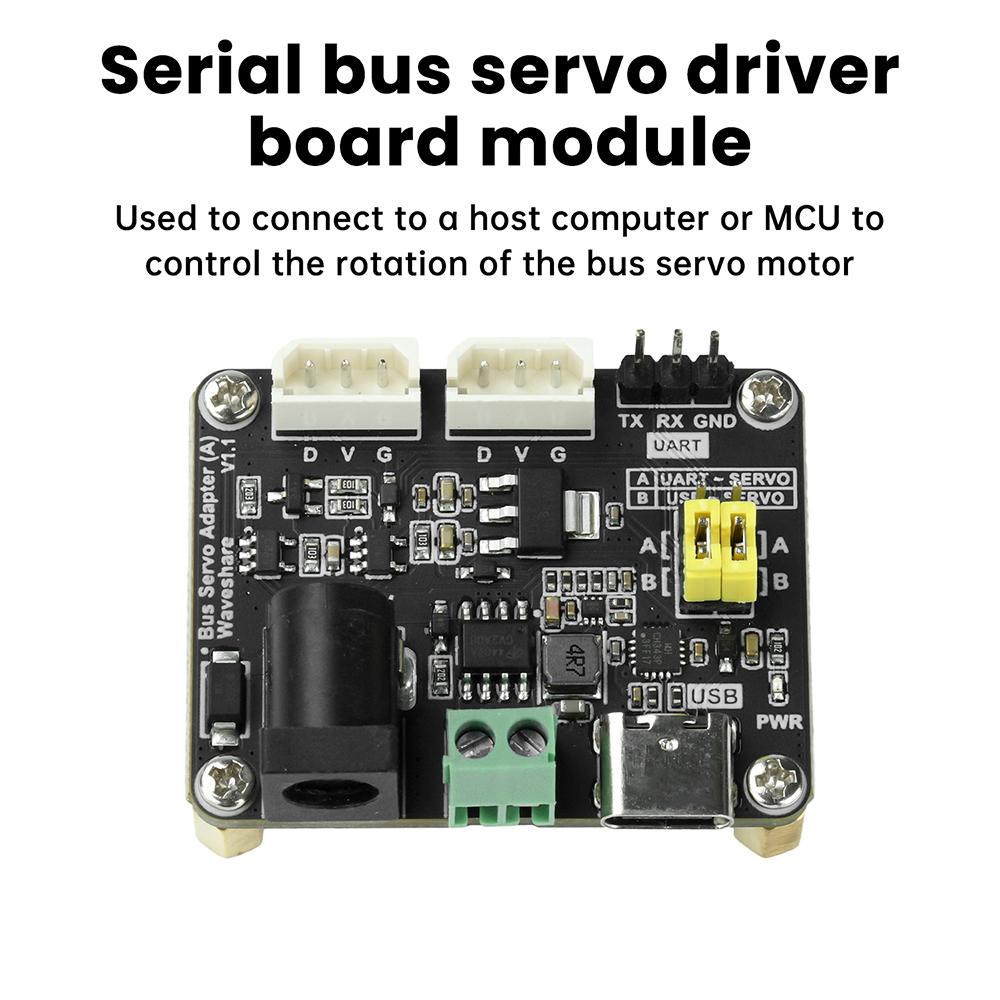 Bus Servo Integrates Servo Power Supply Control Circuit Adapter Applicable Module For Raspberry Pi UART STSC Series Servos robot