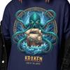 Kraken Shirt | Vintage Kraken Graphic Tee | Kraken Sea Monster Top | Kraken Mythological Creature