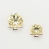 10-100pcs 14K/18K Gold Plated Brass Flower Tree Leaf Round Beads Caps Jewelry Beads Making Supplies Diy Findings Accessories