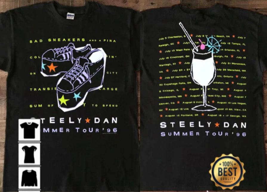 Steely Dan Bad Sneakers Katy Lied Summer Tour 96 2 Side Shirt 4XL