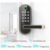 Smart Fingerprint Door Lock App Remote Control Keyless WIFI Digital Touchscreen Lock NFC IP67 Waterproof With 2 IC Cards