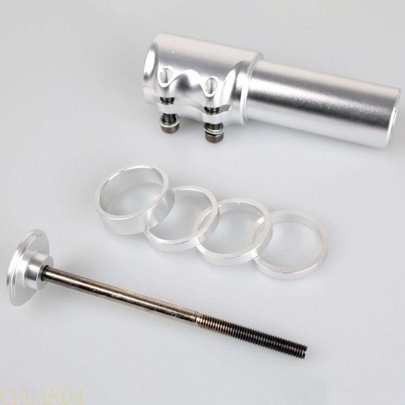 A1A2 Adjustable Bike Stem Riser for Head Up Adapter Bike Neck Extender Bike Fork Stem Extender, Handlebar Stem Riser
