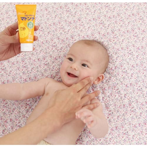Madonna Baby Cream 60g (65% Organic Baby Cream) for Newborns, Highly Moisturizing, No Artificial Colors, No Additives