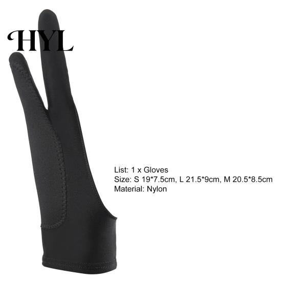 Sketching Gloves 1 Pcs Drawing Breathable Prevent Mess Up Anti-mistouch Function Artist Stretchy Painting Soft Fabric Protect Screen with Two