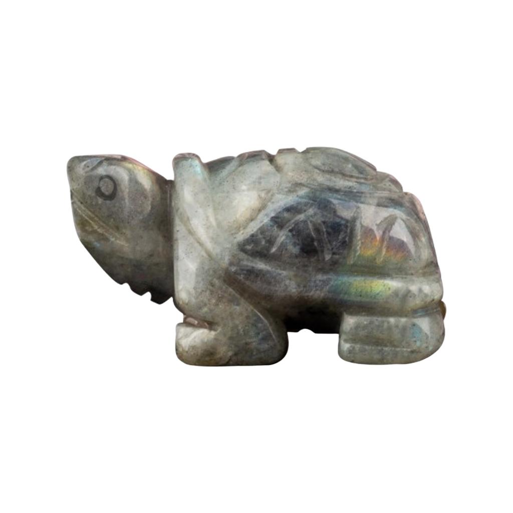 Crystal Turtles Figurines Stone Animal Sculpture Hand Carved Reiki Healings Crystal Turtles Statue Ornament Home Decors