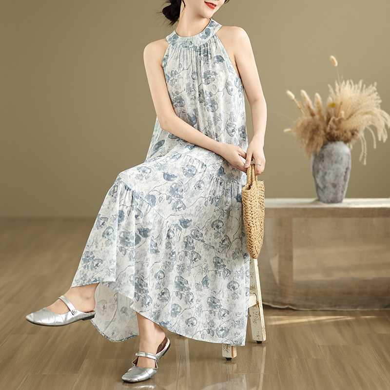 

Vest Dress Summer Long Dress 2XL синій
