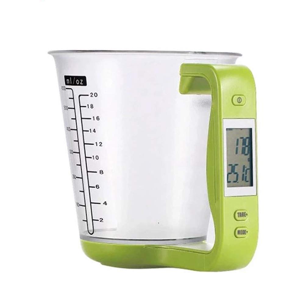 Arinda Kitchen Measuring Cup Scale LCD Digital Display for Baking Tea Weighting Coffee