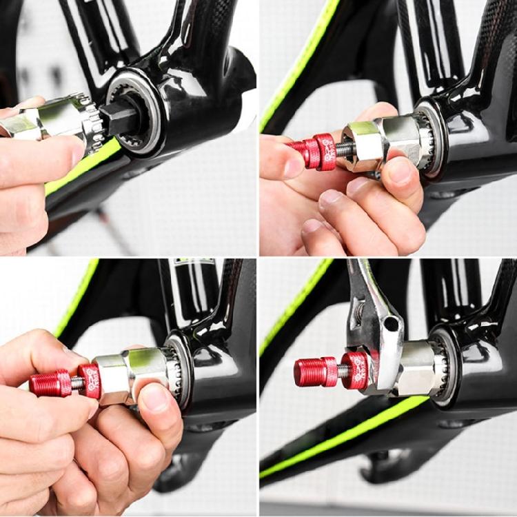 Bike Bicycles Splines Bottom Bracket Anti-Drop Auxiliary Removal Tool Outdoors