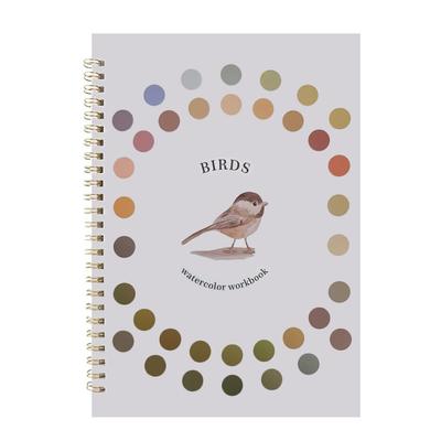 Cuaderno de Trabajo de Acuarela para Principiantes con Pincel y Paleta de Colores Materiales de Pintura Artística Libro de Pintura Acuarela