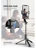 Q08 Bluetooth Selfie Stick: Anti-shake Gimbal, Mini Phone Holder, Desktop Tripod