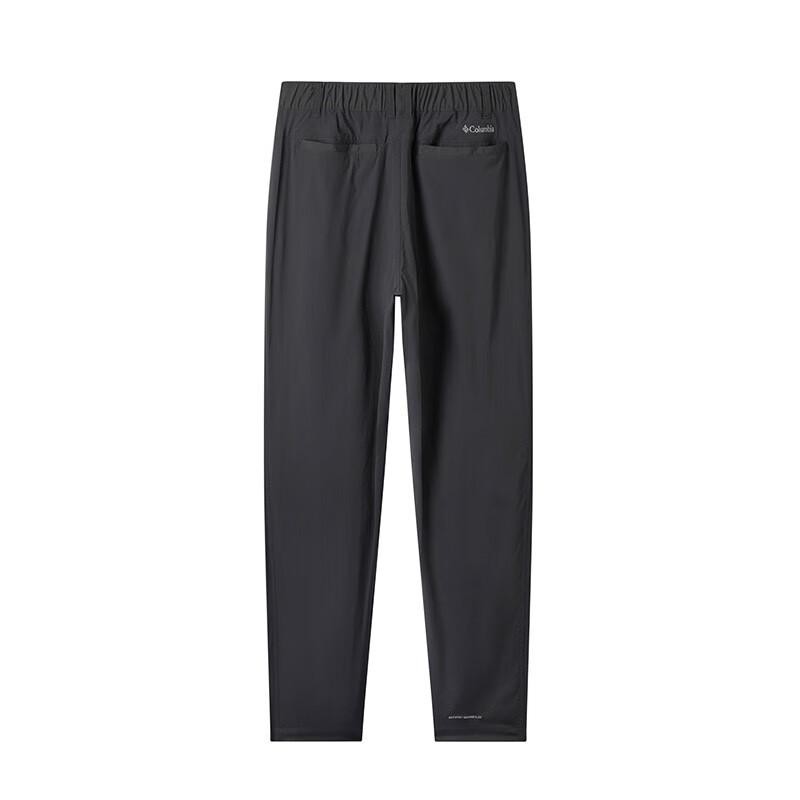 Columbia Solid Color Waterproof Breathable Mid-Rise Straight Leg Casual Knit Sports Pants Men bottoms Black AE4951-011