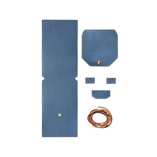 DIY Mobile Phone Bag Faux Leather Phone Pouch Craft Set Unfinished Crossbody Wallet Phone Bag for Daily Travel And Gifts