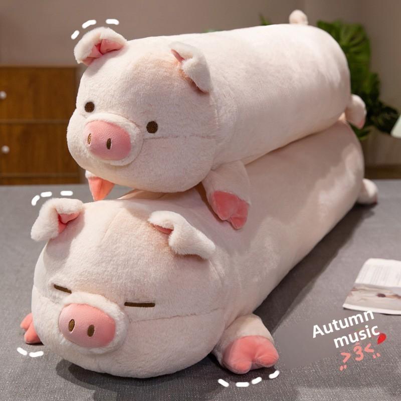 Plush Pig Pillow Toy For Kids And Girls Soft Animal Bed Cushion