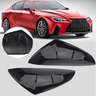 Rearview Mirror Cover Caps For Lexus ES 2018-2025 IS -2024 LS & LC 2018-2025 RC & RCF UX Glossy Black /Carbon Fiber Style