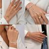 Hand Accessories for Women Girls Bracelet Linked Finger Finger Ring Slave Chain Hand Harness Bangle