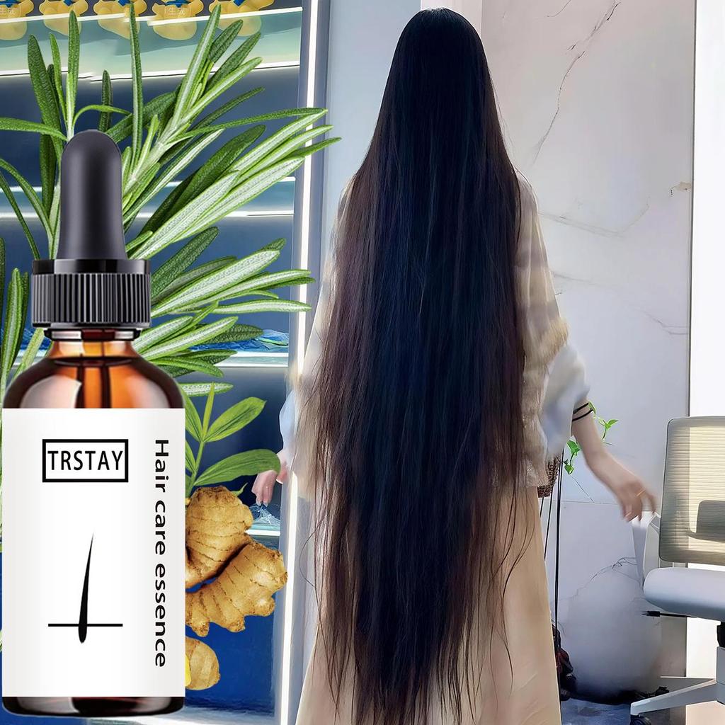 Roztok pro péči o vlasy, hustý hydratační a změkčující prostředek, esenciální olej pro dlouhé vlasy