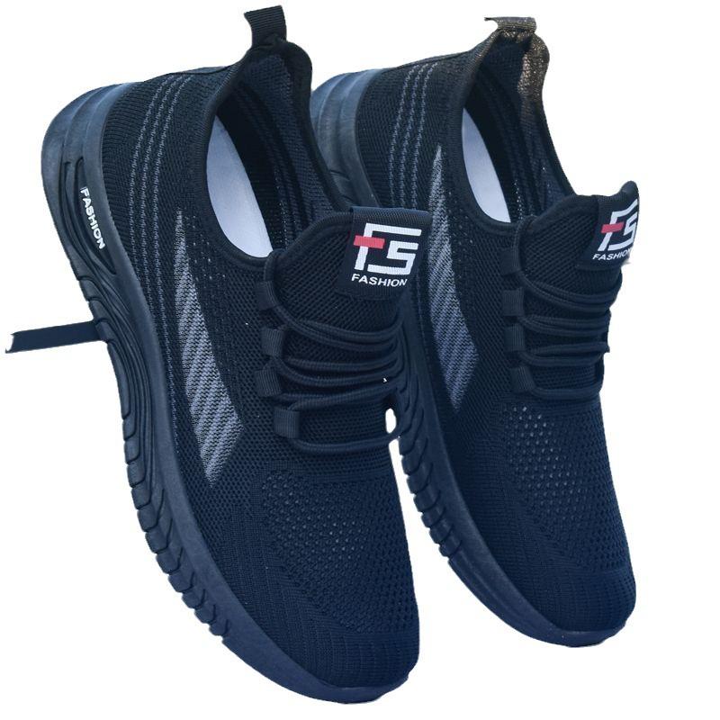 Jarní prodyšné pánské síťované vycházkové boty Old Beijing pro střední a starší věk