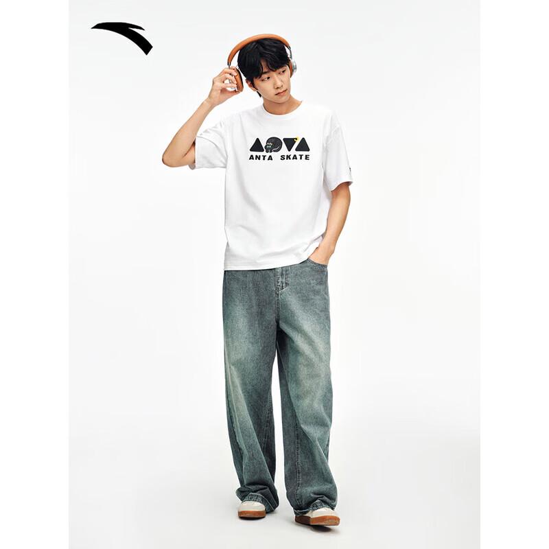 ANTA Unisex Skateboard Culture Quick-Dry Short Sleeve T-shirt XL