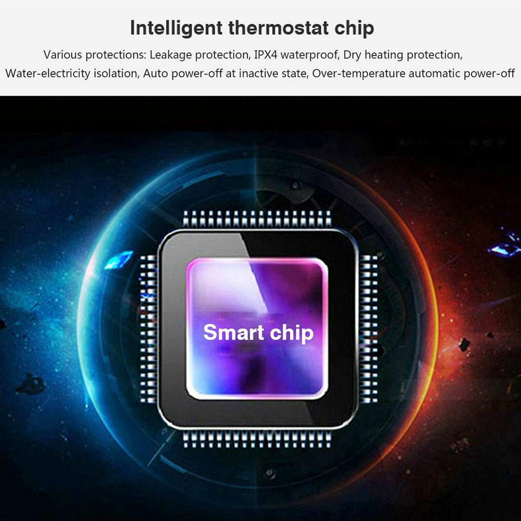 3500W/3000W Electric Hot Water Heater 3-second Household Instant Water Heating Tankless Bathroom Shower Heater Temperature Control