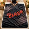 Flannel BlanketThe Clash Warm Soft Throw Blanket for Indoor Sofa Bed Living Room Use