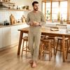 Men's Loose Fit Pajama Set Casual Comfortable Sleepwear for Home Lounging