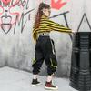 Children Hip Hop Clothes Girls Jazz Street Dance Costume Kids Sweatshirt Pants Set Ballroom Dancewear Stage Rave Clothing