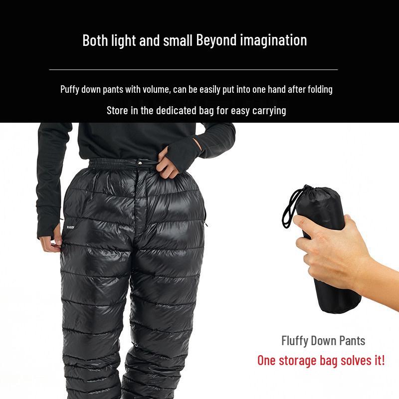 BAYB Men's 2025 Winter Down Pants - Business Casual Long Pants for Dad