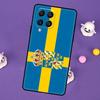 Sweden Flag Cover For Samsung Galaxy M54 M14 M34 M33 M13 M23 M53 M15 M55 M31 M51 M20 M30s M32 M52 Case