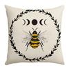 Bee Day Pillow Cartoon Spring and Summer Sofa Pillow Living Room Decoration Sunflower New Printed Pillow Cover